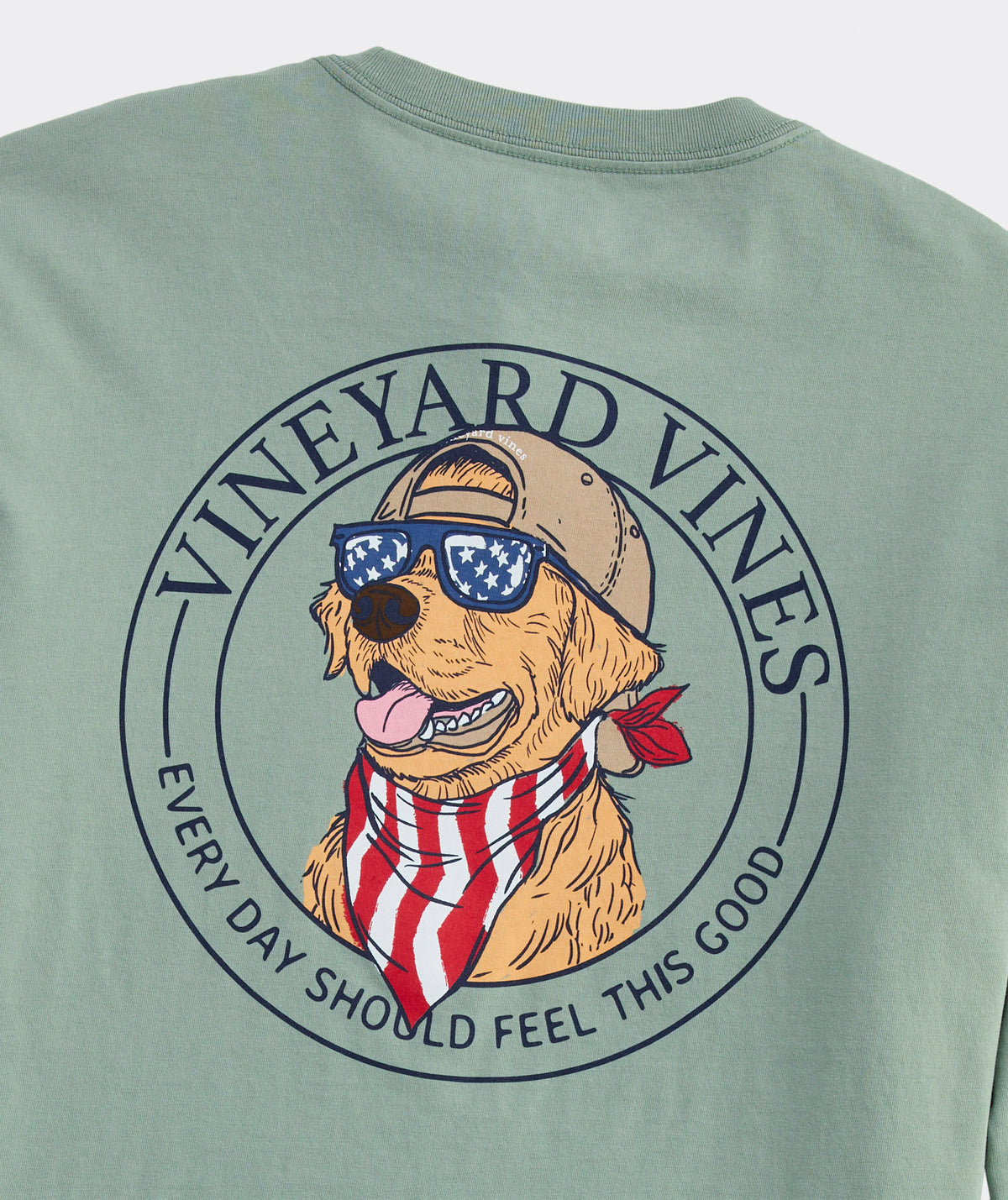 Americadog Short Sleeve Pocket Tee
