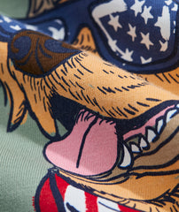 Americadog Short Sleeve Pocket Tee