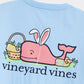 Easter Whale Long Sleeve Pocket Tee