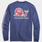 Football Character Whale Long Sleeve Tee