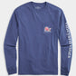 Football Character Whale Long Sleeve Tee