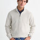 Garment Dye Beach Waffle Quarter Zip Sweater