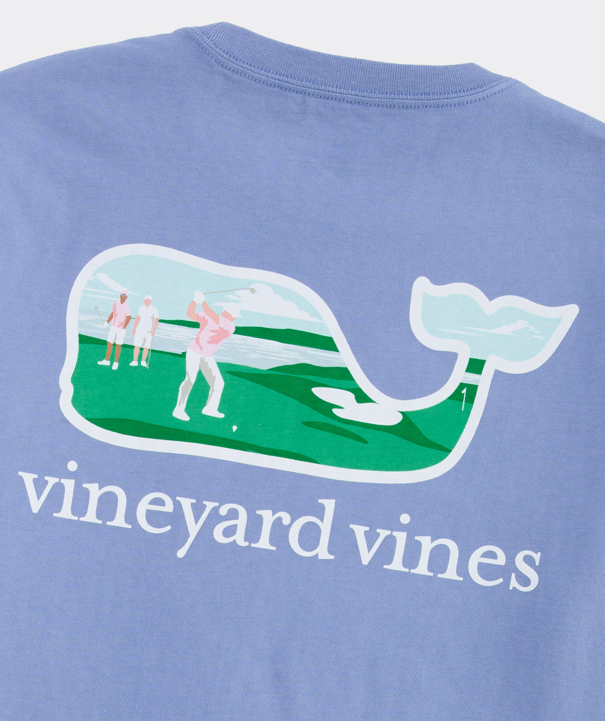 Golfers Whale Short Sleeve Pocket Tee