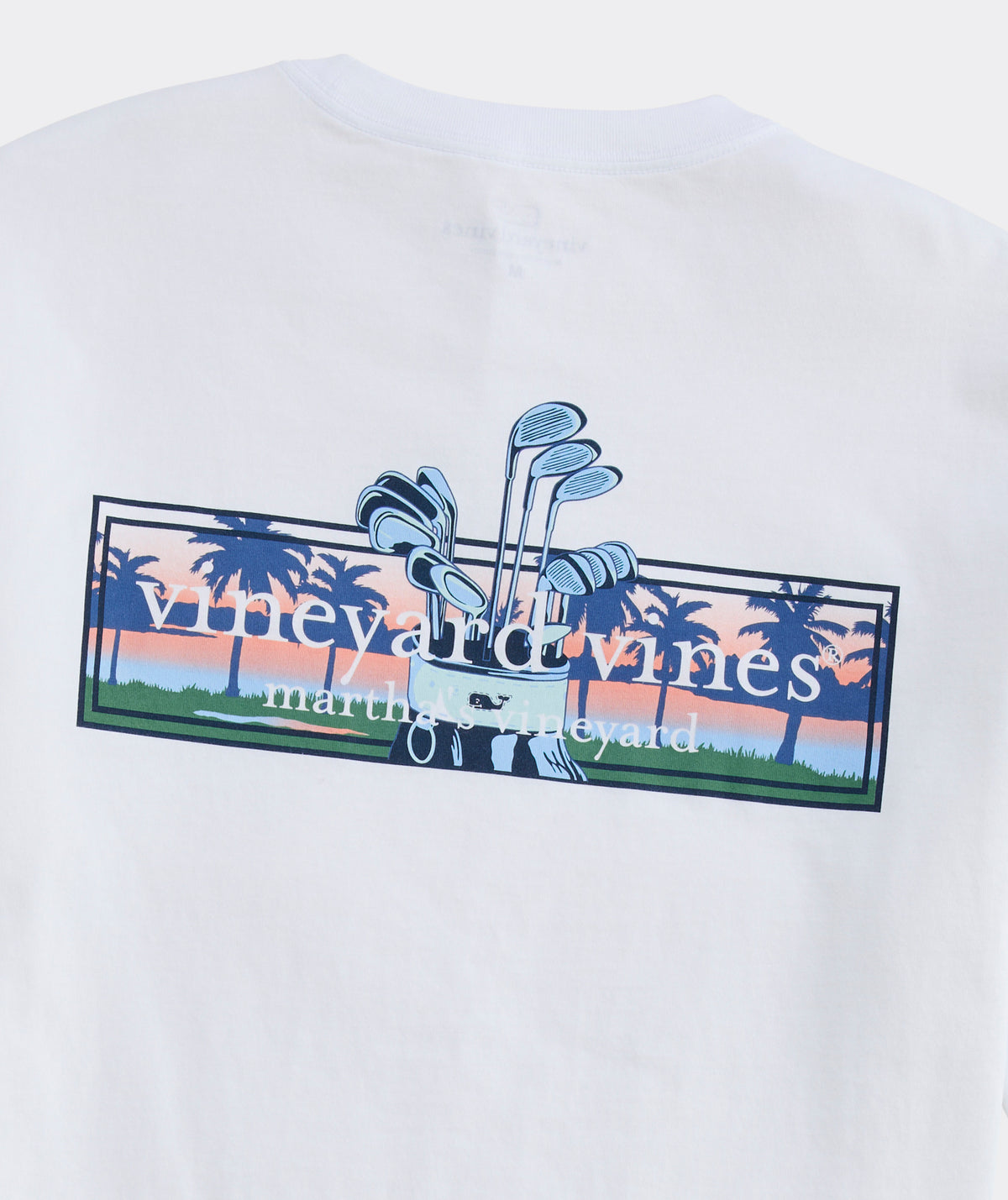 Sunset Golf Logo Box Short Sleeve Tee