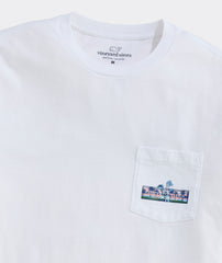 Sunset Golf Logo Box Short Sleeve Tee