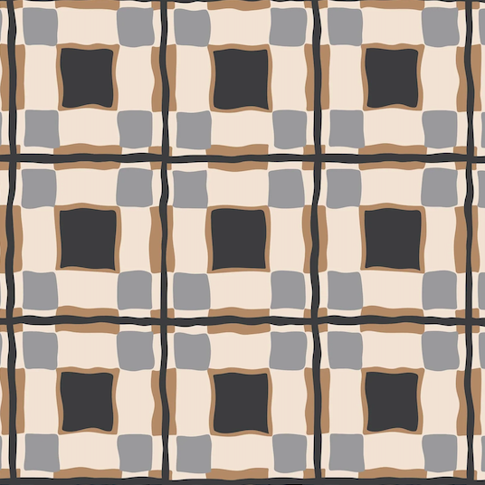 Wavy Plaid Alloy