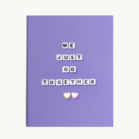 Little Words Project We Just Go Together Card 1400