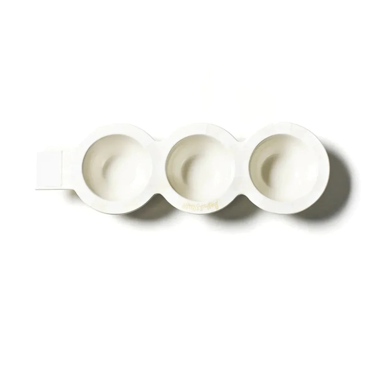 White Stripe Mini Trio Bowl