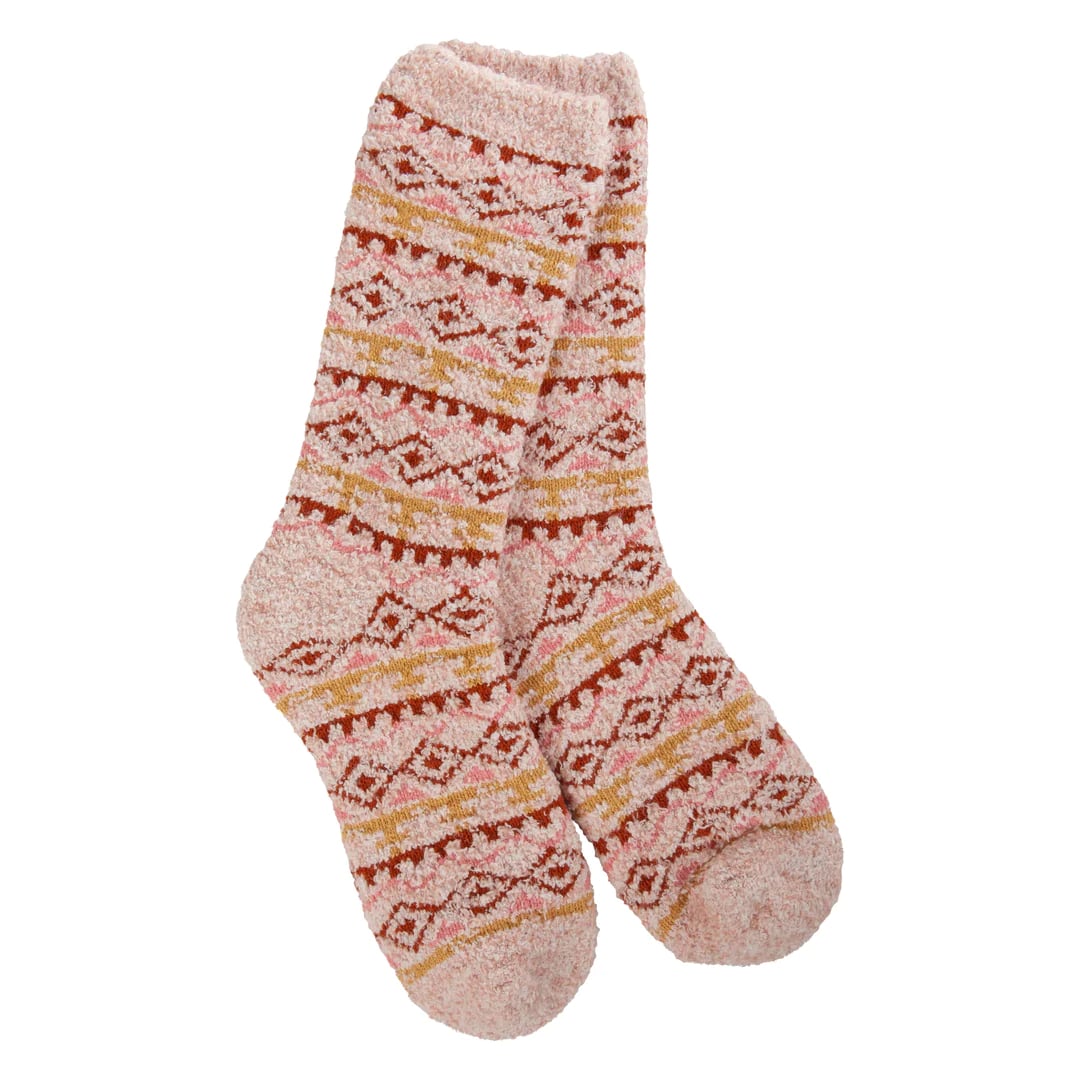Women's tan colored crew socks