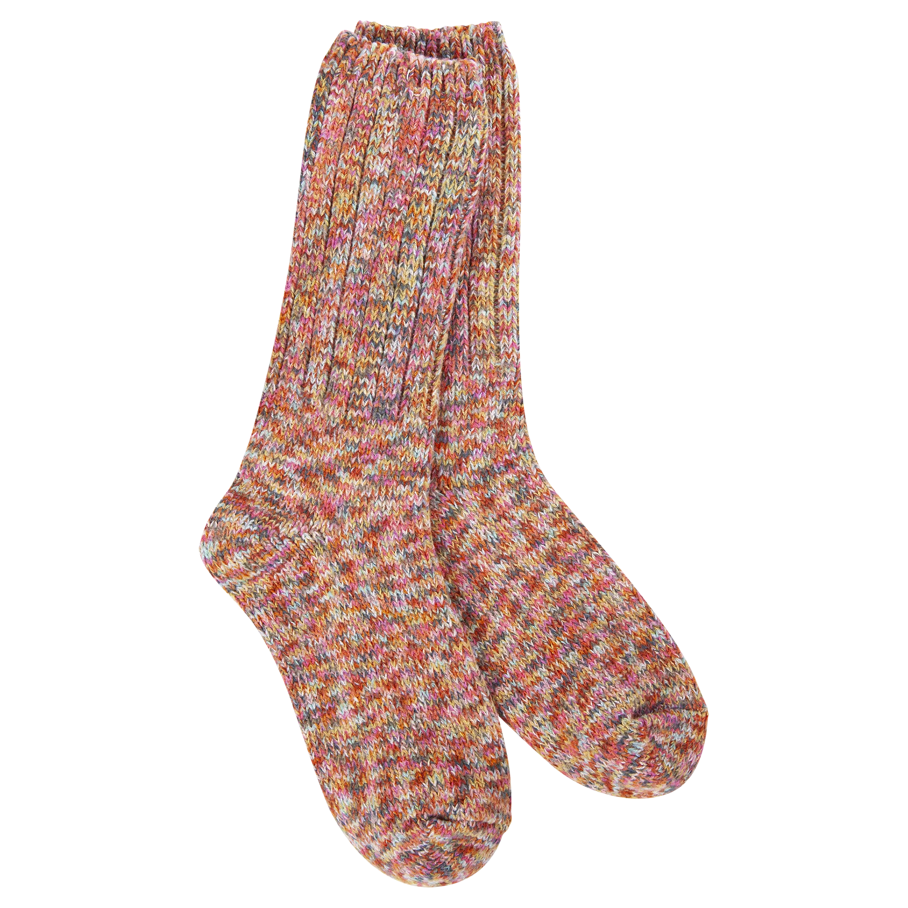 Weekend Ragg Crew Socks | Floral