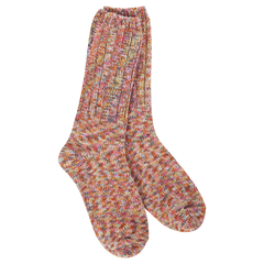 Weekend Ragg Crew Socks | Floral