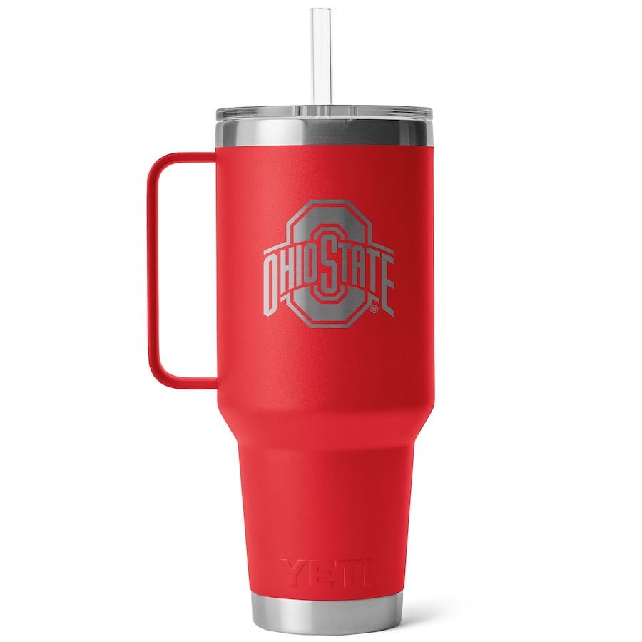 Rambler 42 oz Straw Mug Ohio State