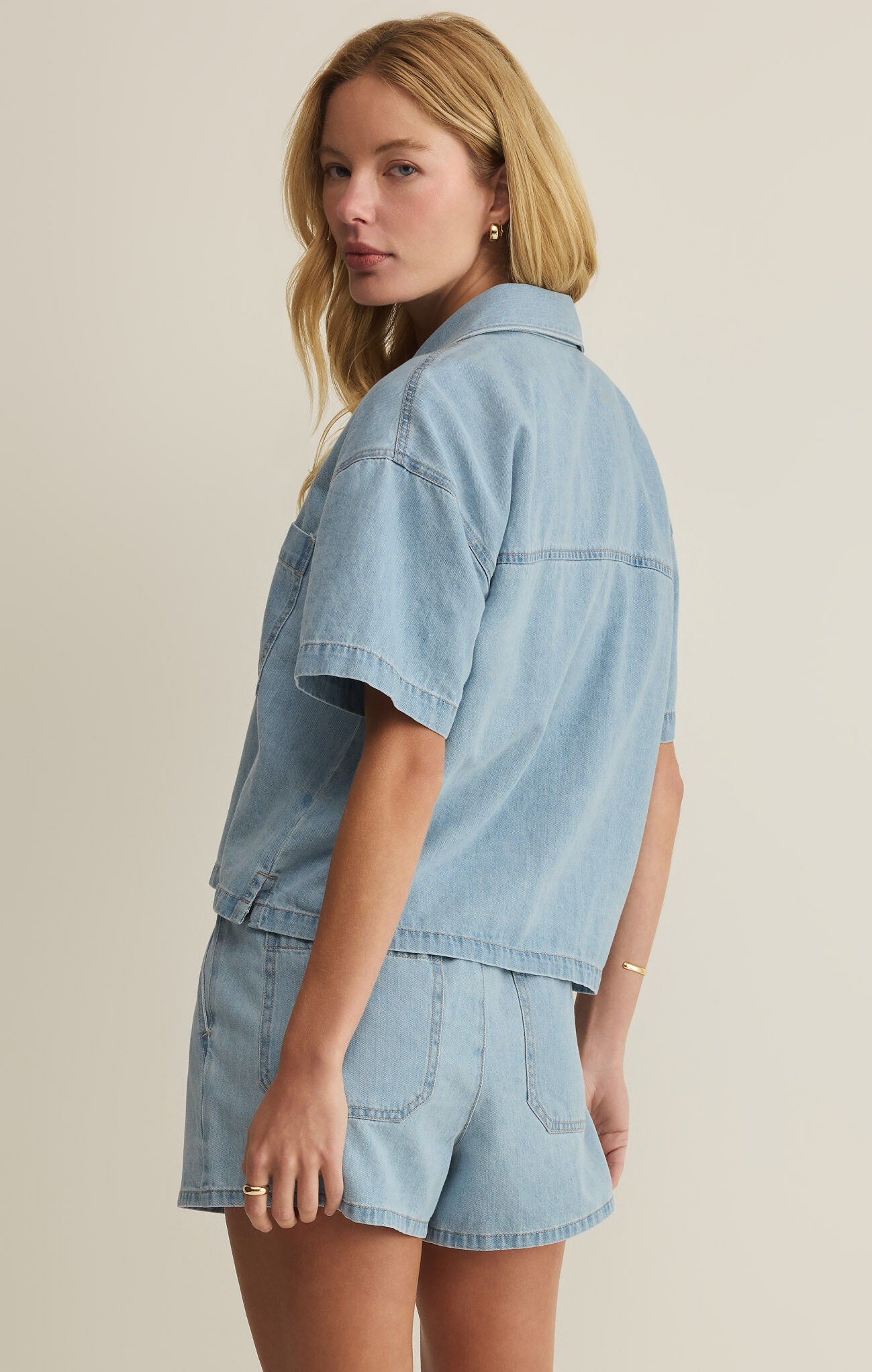 Everyday Denim Button Up