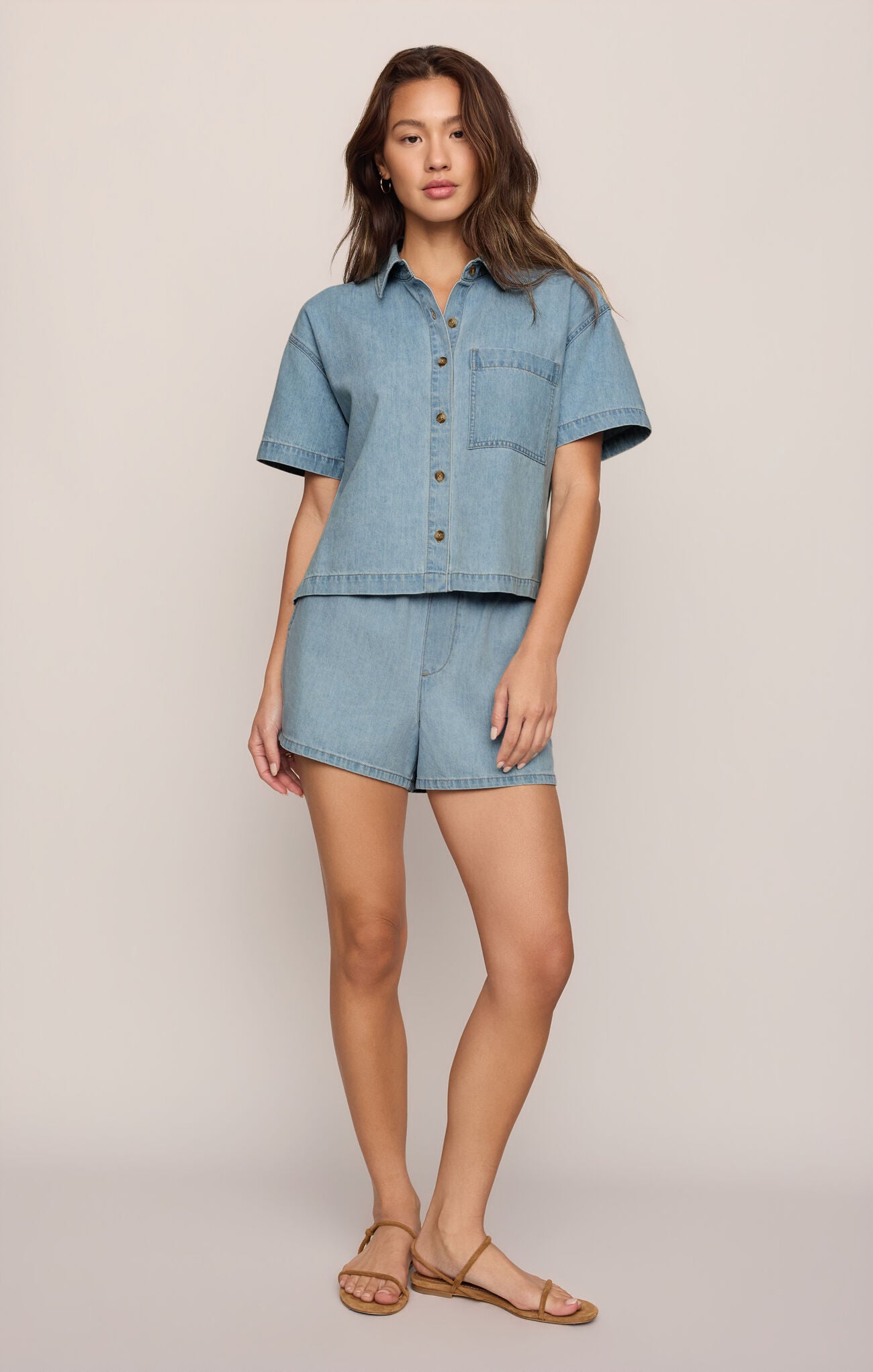 Everyday Denim Button Up