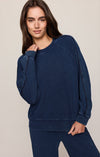 Sport Stripe Boyfriend Crew