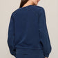 Sport Stripe Boyfriend Crew