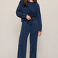 Sport Stripe Boyfriend Crew