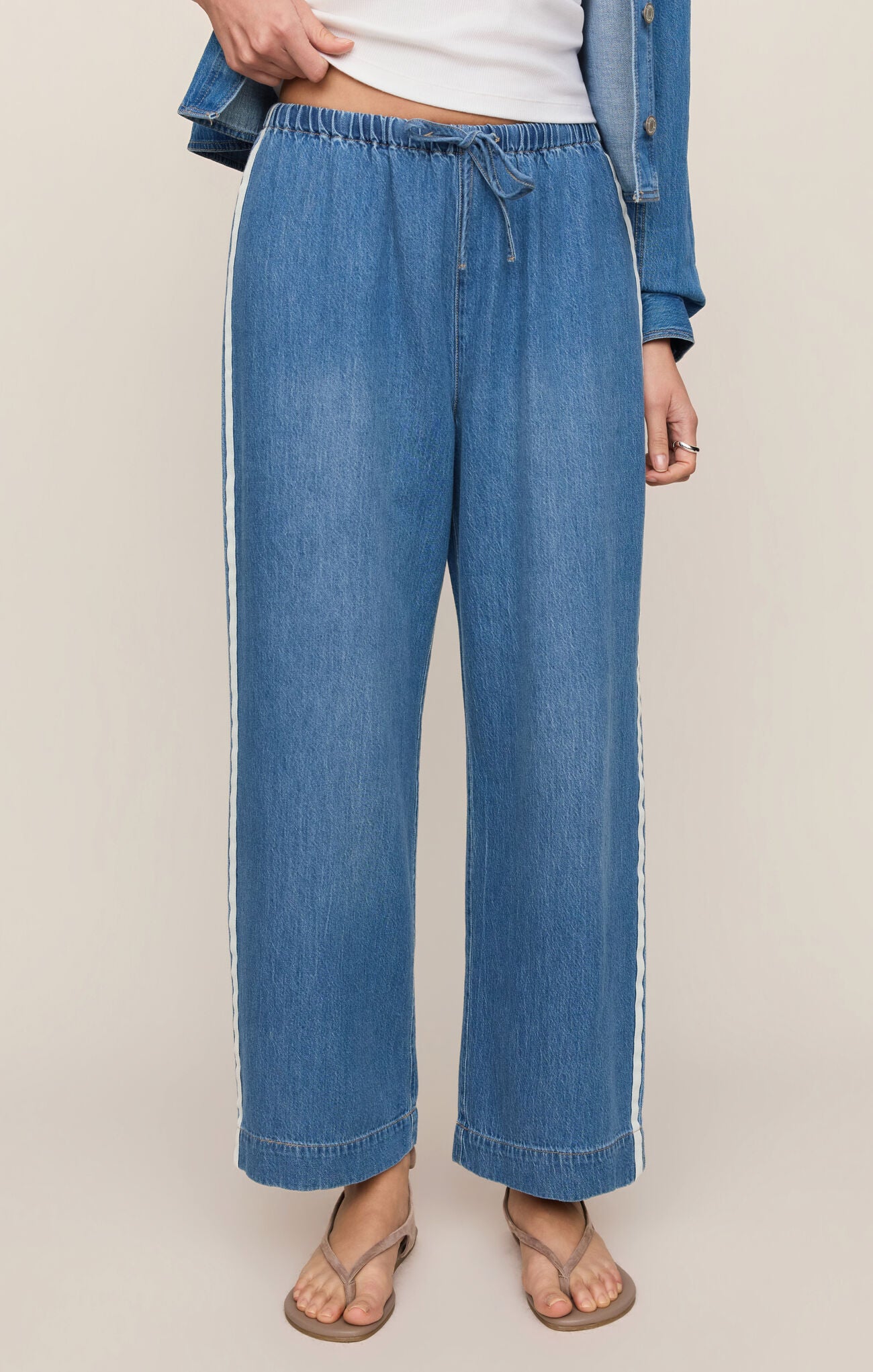 The Sidelines Denim Track Pant