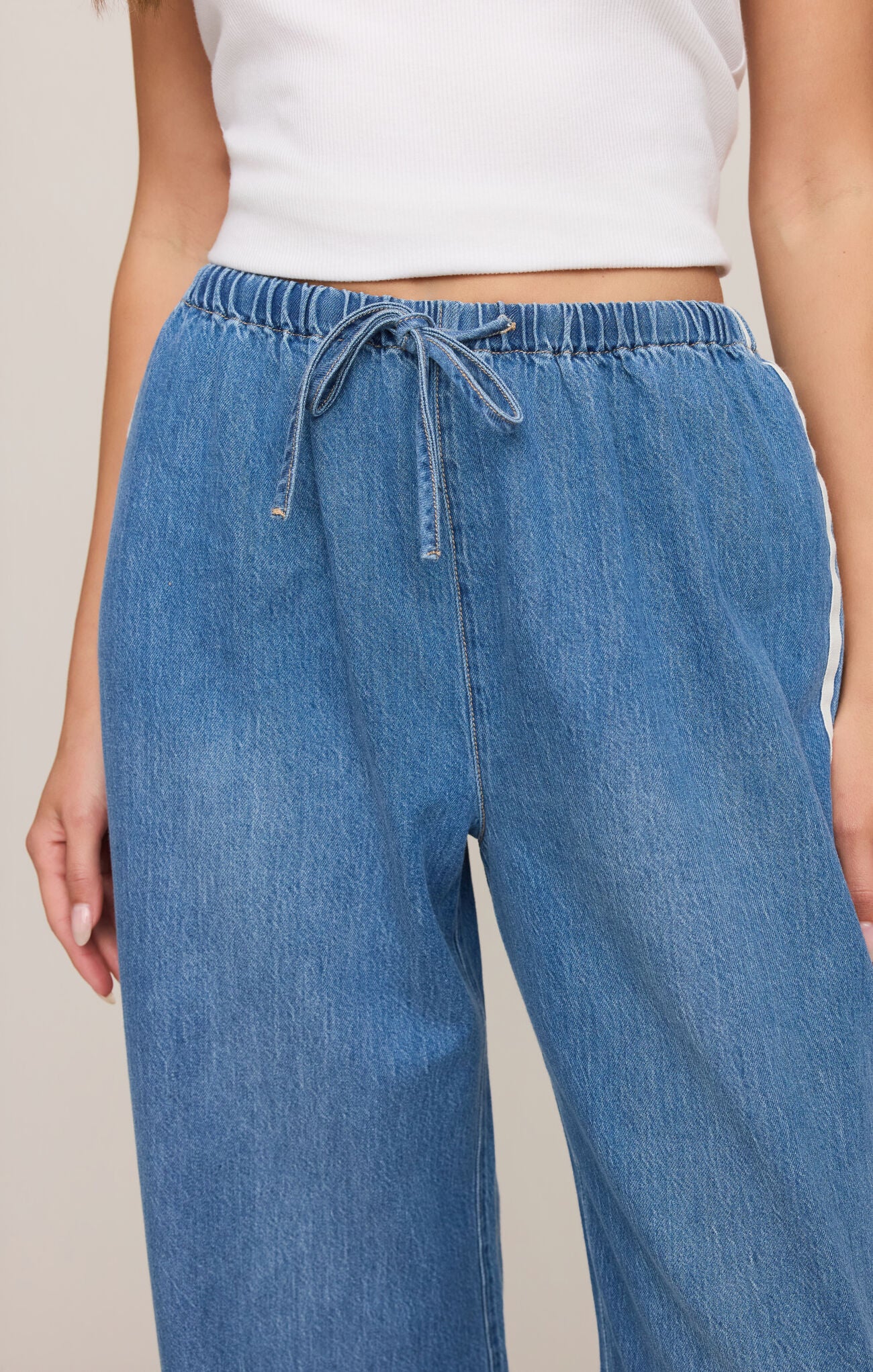 The Sidelines Denim Track Pant