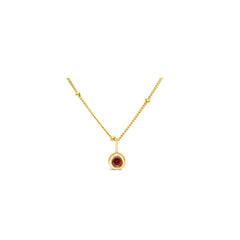 Stia January Birthstone Necklace - Gold