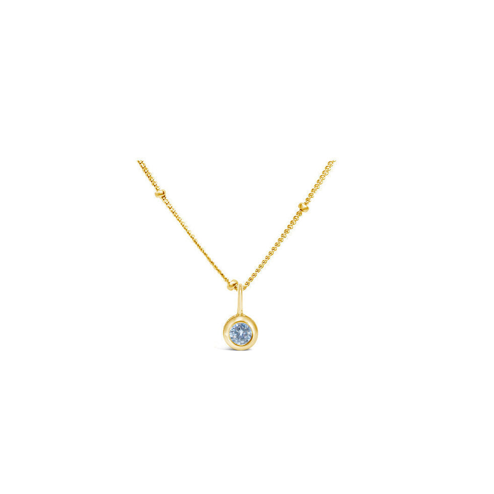 Stia April Birthstone Necklace - Gold