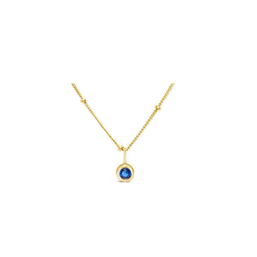 Stia September Birthstone Necklace - Gold