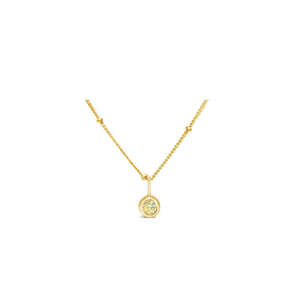 Stia November Birthstone Necklace Gold