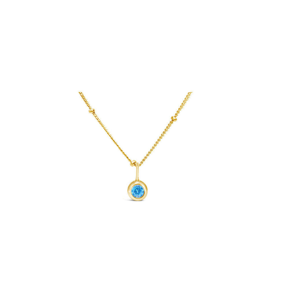 Stia December Birthstone Necklace - Gold