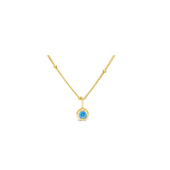 Stia December Birthstone Necklace - Gold