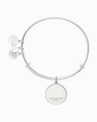 back view of What Is For You Will Not Pass You Charm Bangle 
