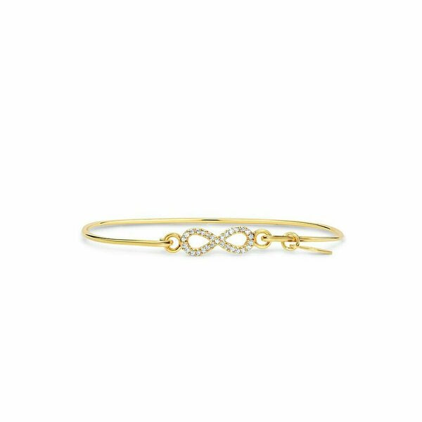Stia Pave Icon Bracelet Infinity Gold