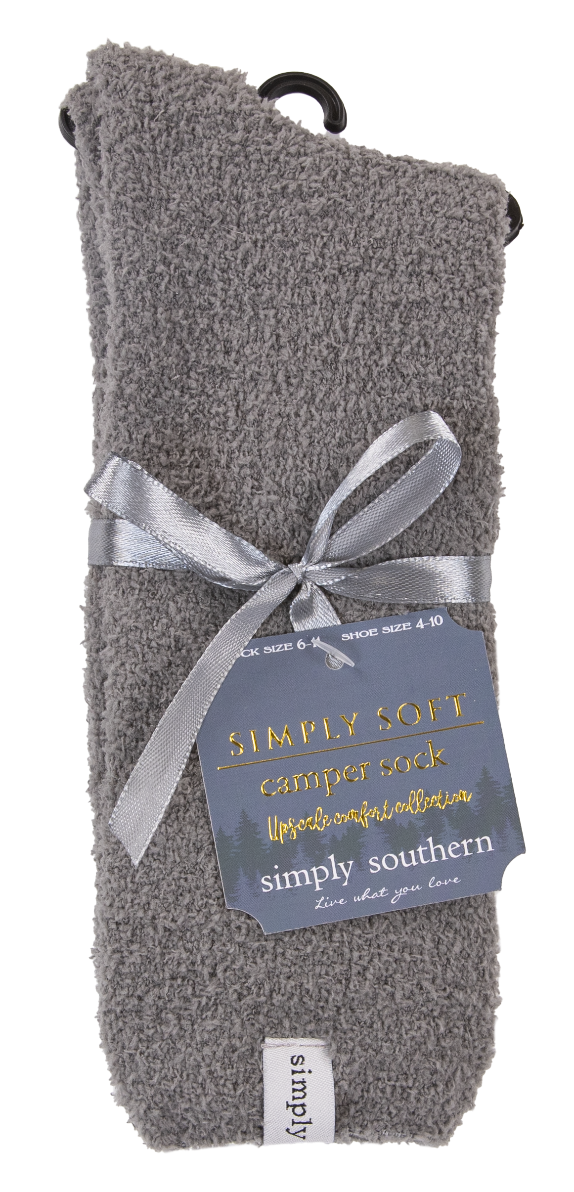 Simply Southern Soft Socks- Solid Grey