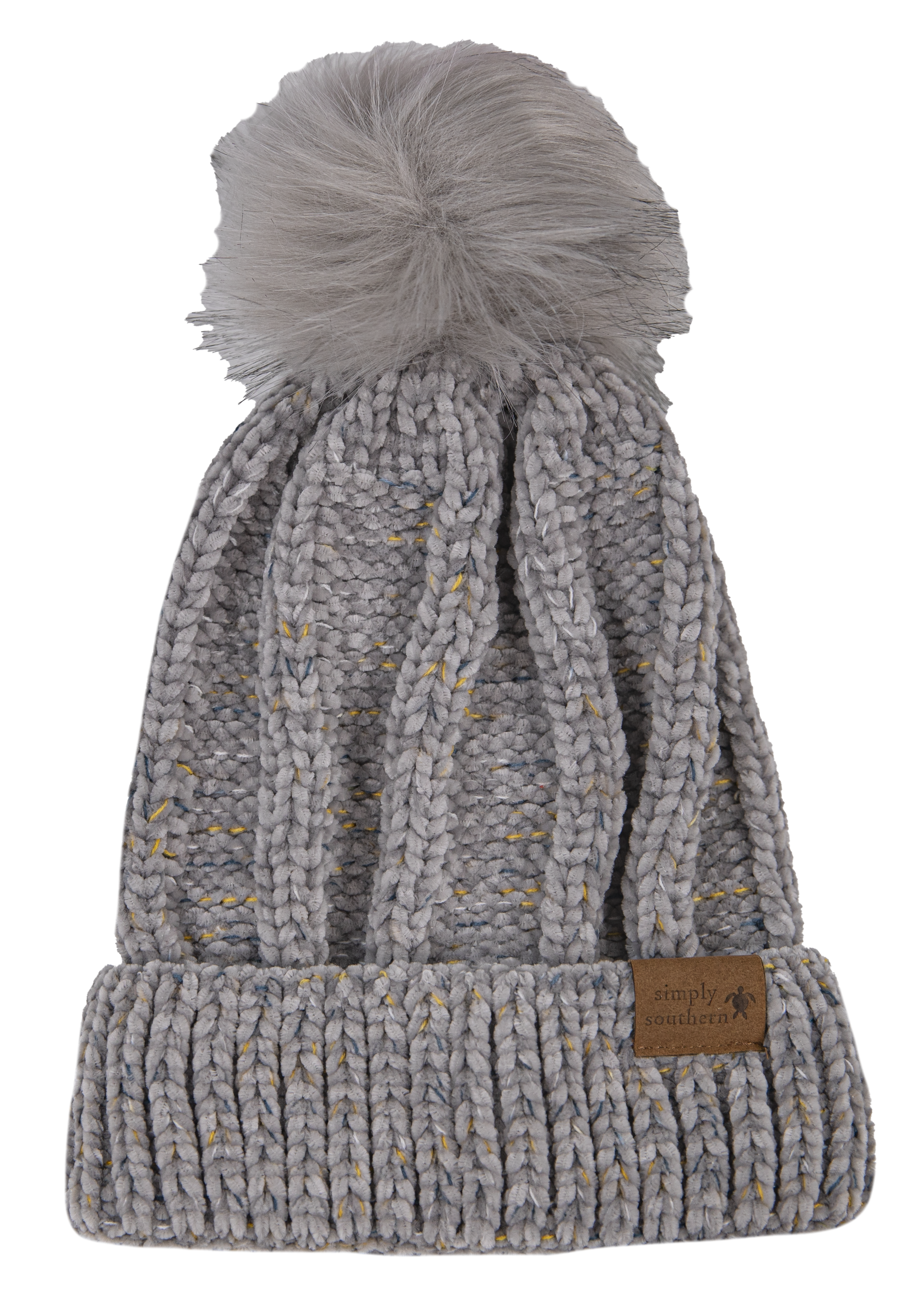 Simply Southern - Women's Chenille Beanie - Gray