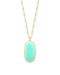 Kendra Scott Faceted Reid Long Necklace Gold