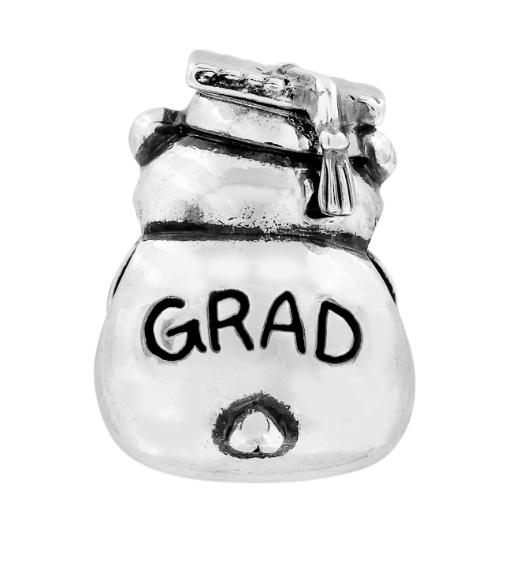 Grad Silver Bear Charm