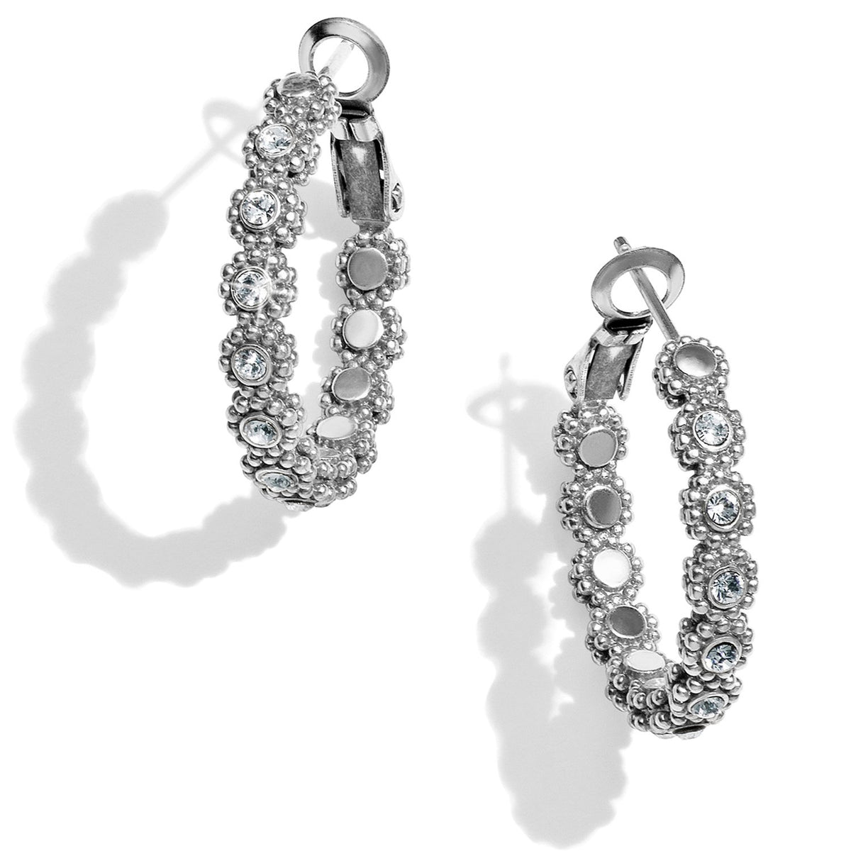 Twinkle Splendor Small Hoop Earrings Front View