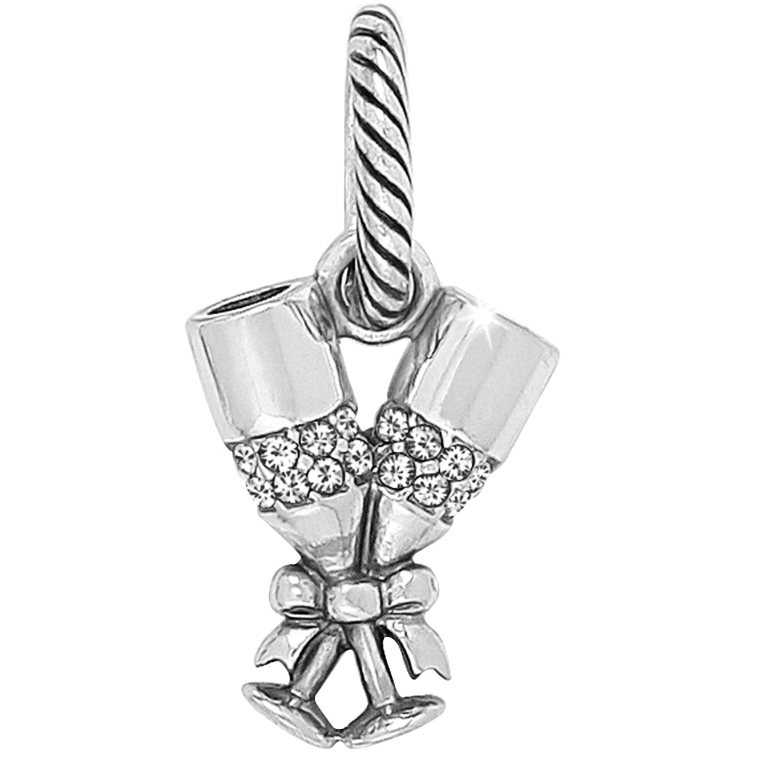 Clink Silver Charm Front View 