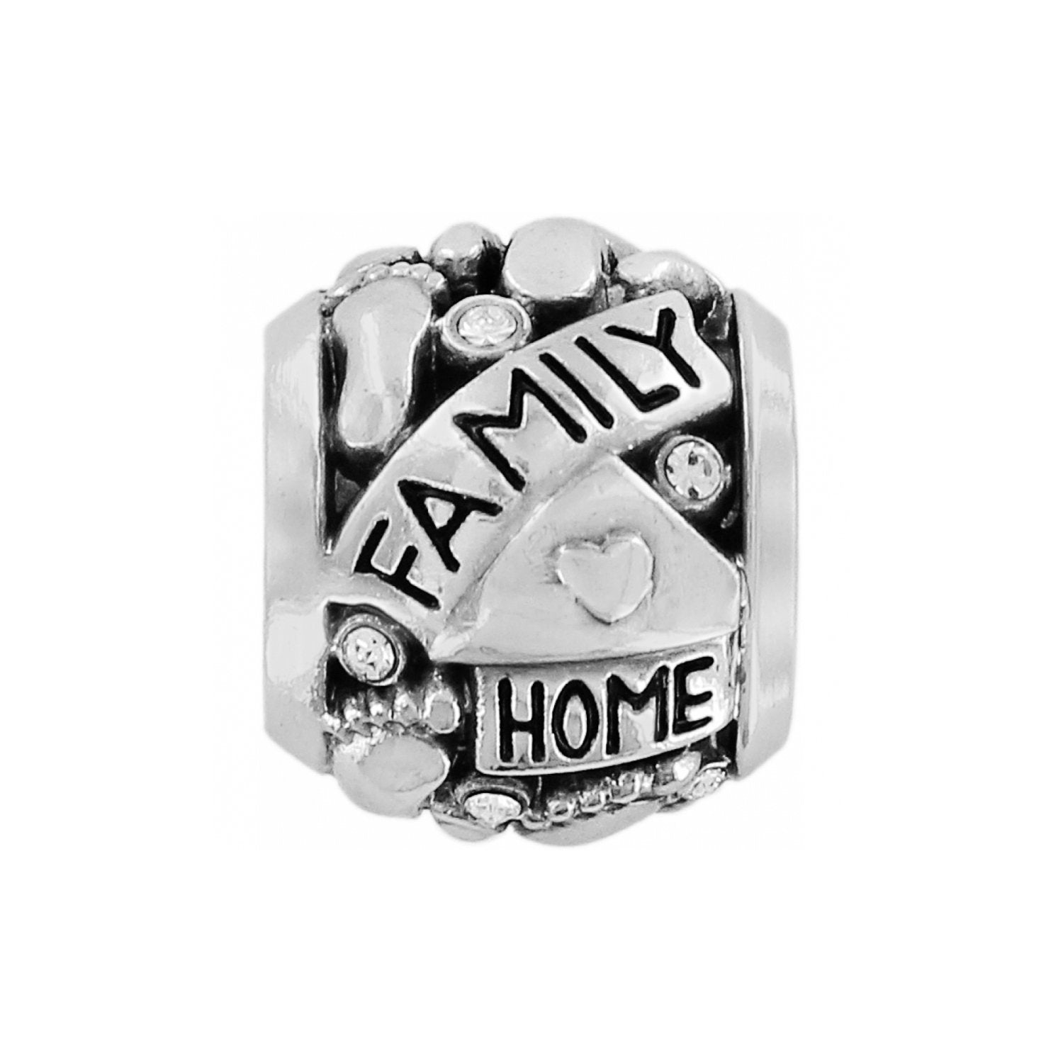 Family Silver Home Bead Front View
