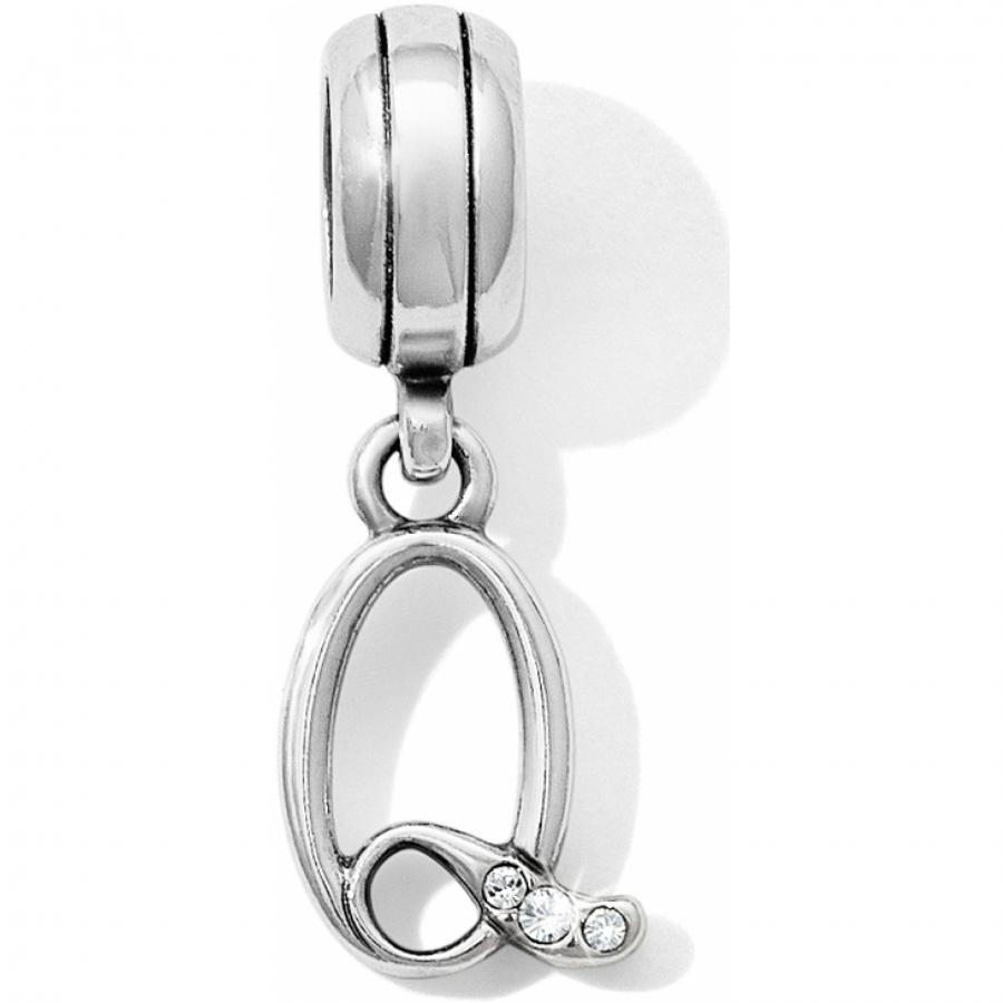 Initially Yours Charm - Q Front View
