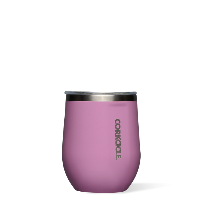 Corkcicle Orchid Stemless 12oz side