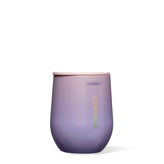 Corkcicle Ombre Fairy Stemless 12oz side view 720