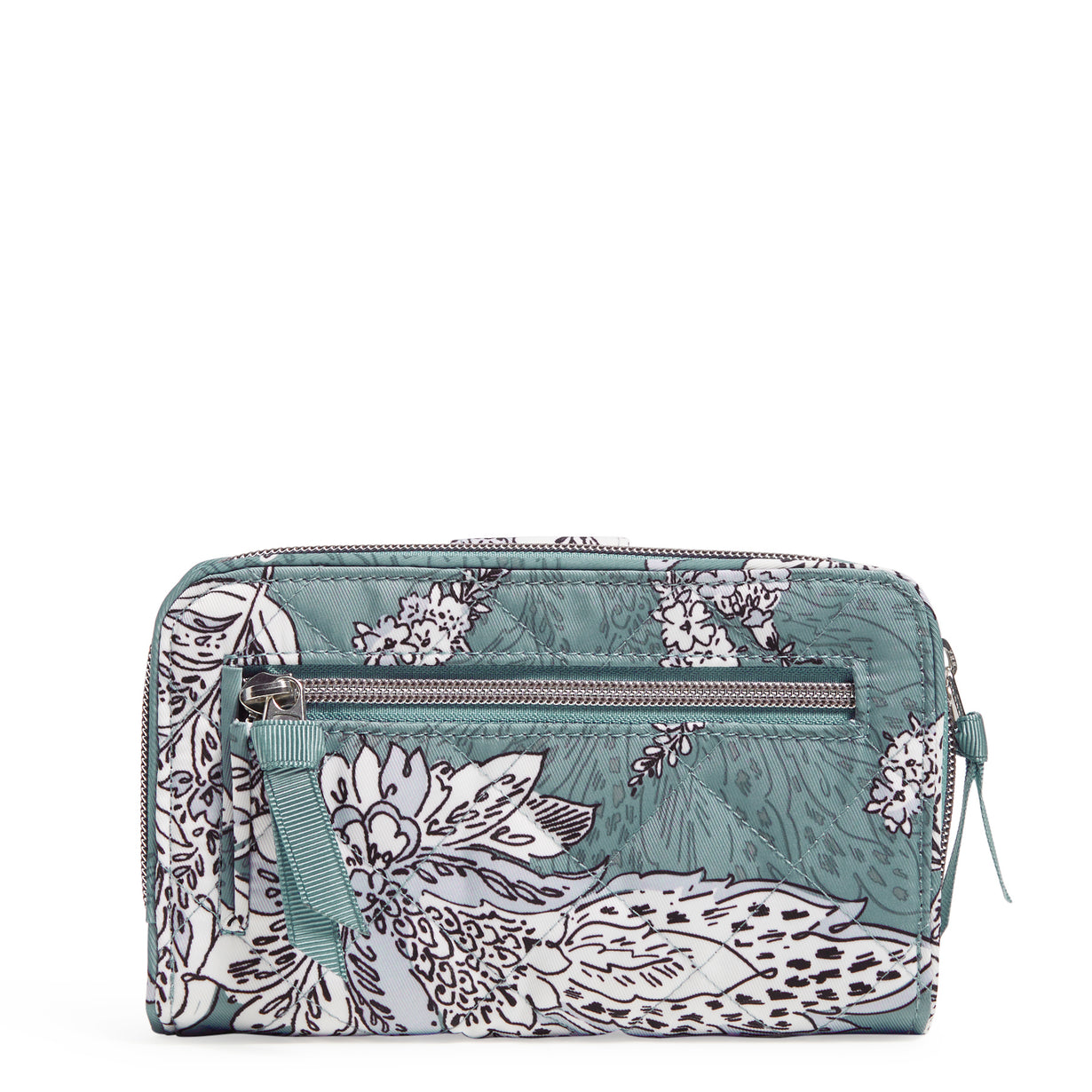 RFID Turnlock Wallet - Tiger Lily Blue Oar