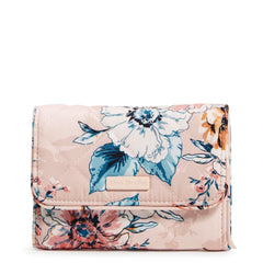 RFID Riley Compact Wallet Peach Blossom Bouquet