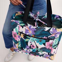 ReActive Drawstring Family Tote In Island Floral