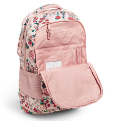 Reactive Grand Backpack Prairie Paisley Front Pocket Unzipped With Name Slot