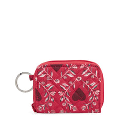 RFID Petite Zip-Around Wallet In Imperial Hearts Red - Image 2 - Vera Bradley