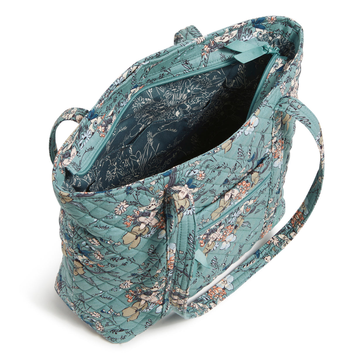 Vera Bradley Small Vera Tote Bag - Sunlit Garden Sage