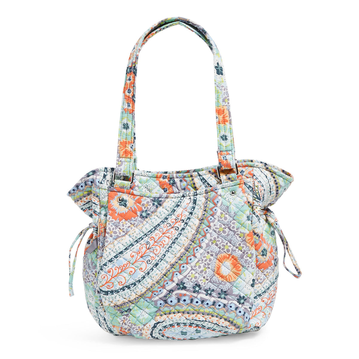 Vera Bradley Glenna Satchel - Citrus Paisley