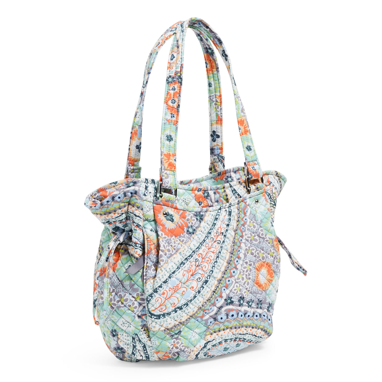 Vera Bradley Glenna Satchel - Citrus Paisley