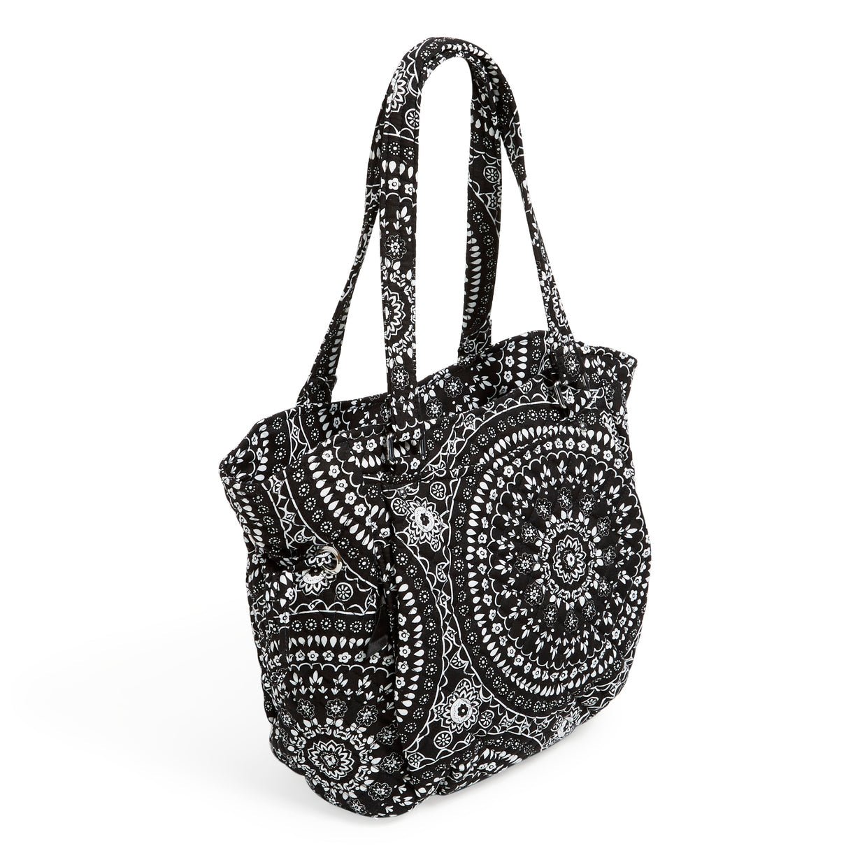 Glenna Satchel - Black Bandana Medallion